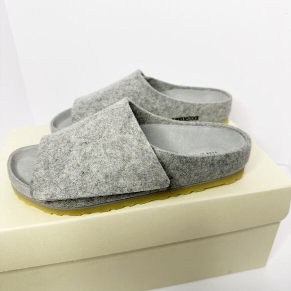 Birkenstock‎ x Fear of God Size 40 Loz Feliz 100% Wool Gray Felt - Picture 7 of 11